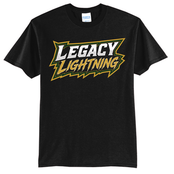 Legacy Lightning Baseball Design 1 Port & Co 50/50 T-Shirt