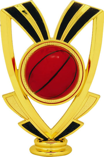 5" Basketball Ribbon Figure