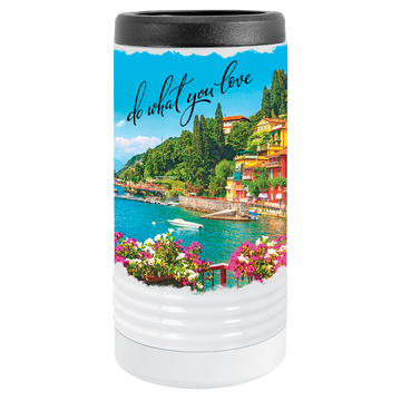 White Sublimatable Polar Camel Slim Beverage Holder