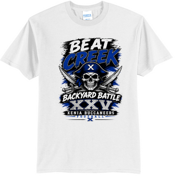 Beat Creek 2- White - Port & Co 50/50 T-Shirt