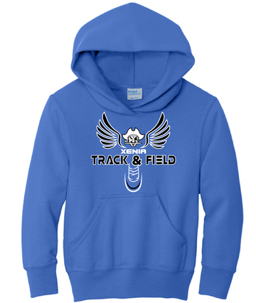 Youth Xenia Track & Field PC90YH Port & Co 50/50 Hoodie