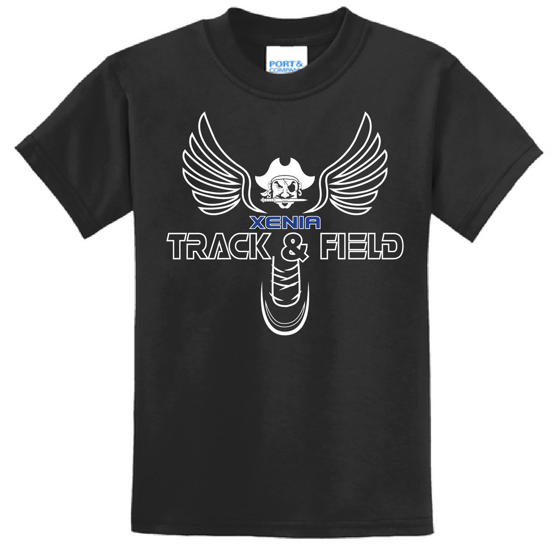 Youth Xenia Track & Field PC55Y Port & Co 50/50 T-Shirt