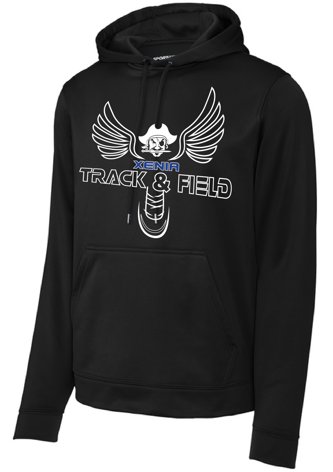 Xenia Track & Field F244 Sport-Tek Moisture-Wicking Hoodie