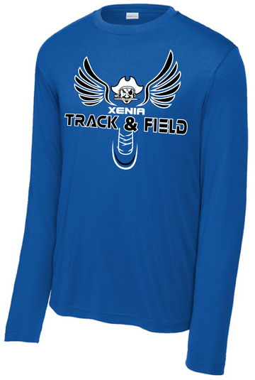 Xenia Track & Field ST350LS Sport-Tek Moisture-Wicking Long Sleeve T-Shirt