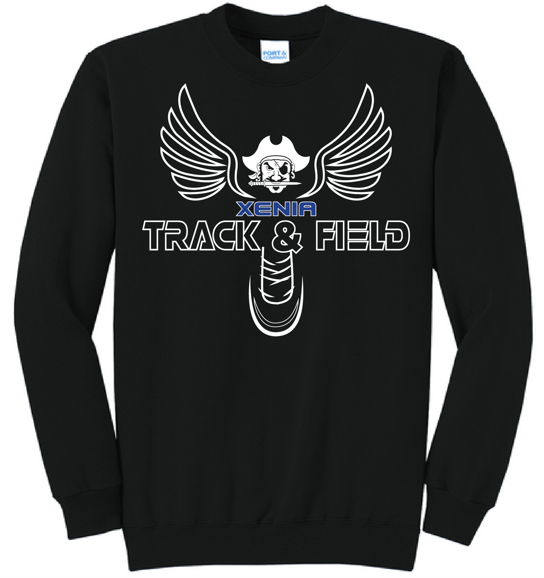 Xenia Track & Field PC78 Port & Co 50/50 Sweatshirt