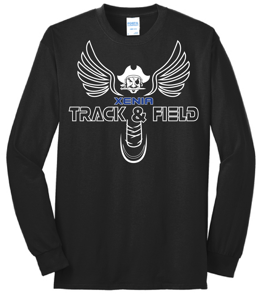 Xenia Track & Field PC55LS Port & Co 50/50 Long Sleeve T-Shirt