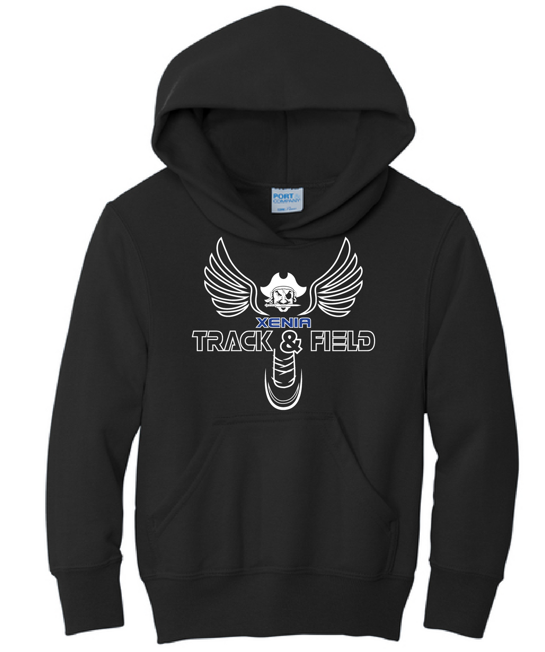 Youth Xenia Track & Field PC90YH Port & Co 50/50 Hoodie