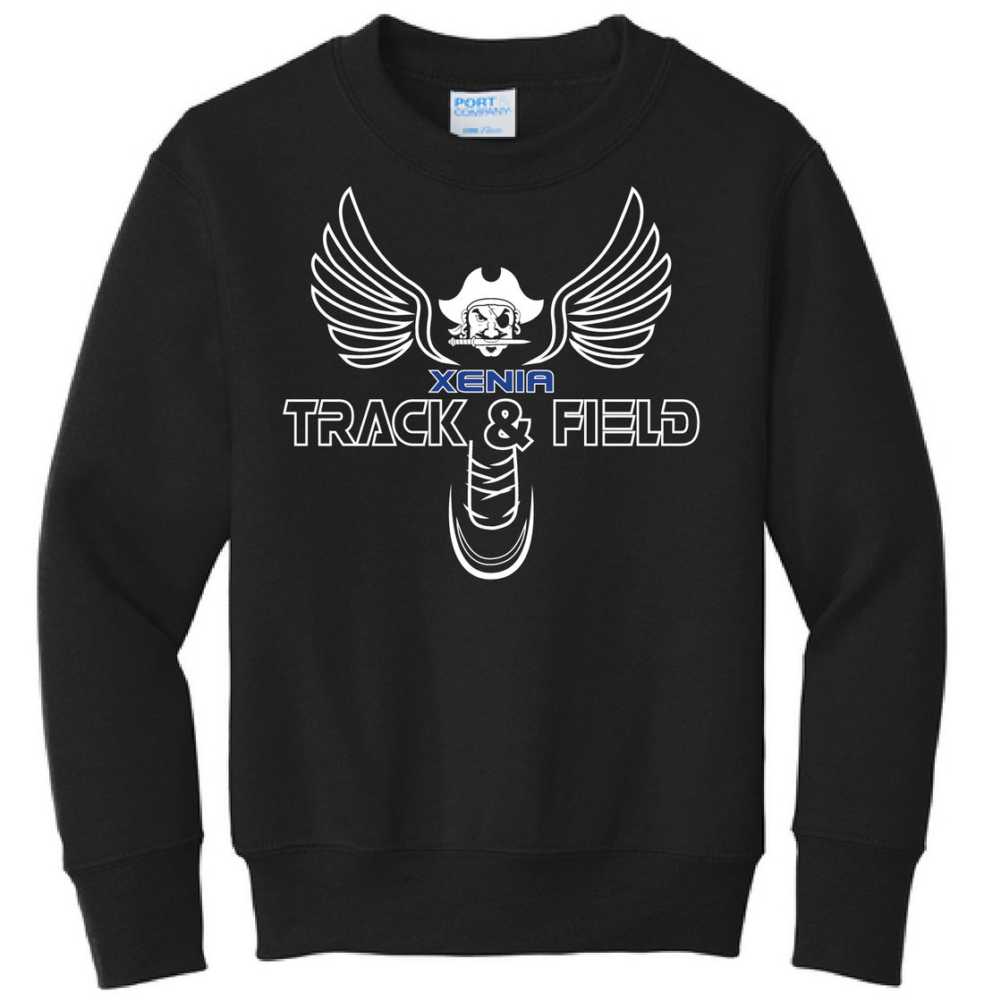 Youth Xenia Track & Field PC90Y Port & Co 50/50 Sweatshirt