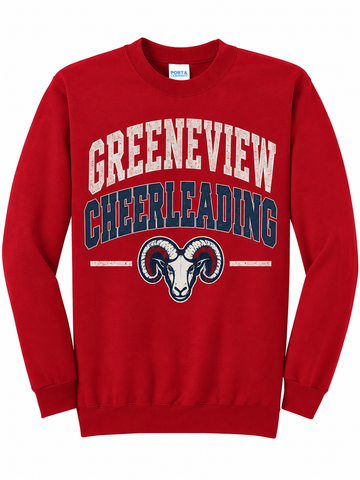 Greenview REQUIRED for MS ONLY Port & Co Core Fleece Crewneck Sweatshirt