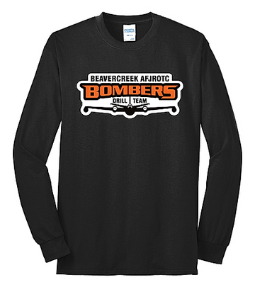 Beavercreek JROTC Port & Co Long Sleeve 50/50 T-Shirt Drill Team