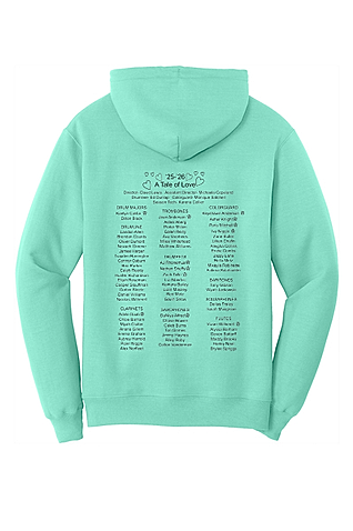 Port & Co Core Fleece Pullover Hooded Sweatshirt. PC78H