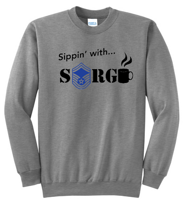 Beavercreek JROTC Port & Company Core Fleece Crewneck Sweatshirt SIPPIN