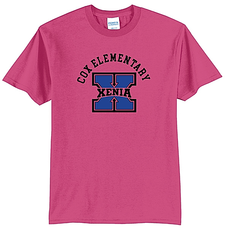 Cox Elementary Port & Company Core Blend Tee (Arch )