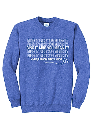 Warner MS Choir Extra Port & Company Core Fleece Crewneck Sweatshirt