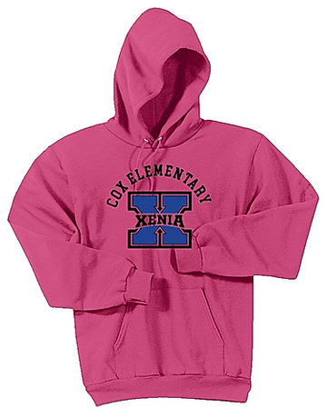 Cox Elementary Port & Company Core Fleece Pullover Hooded Sweatshirt (Arch)