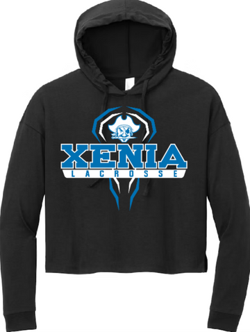 Xenia Lacrosse Design B Port & Co DT671 Ladies French Terry Hoodie