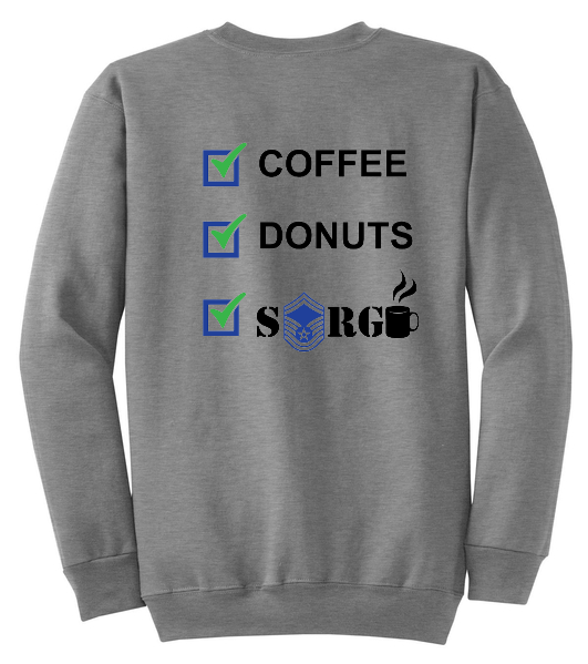 Beavercreek JROTC Port & Co 50/50 Sweatshirt Sippin'