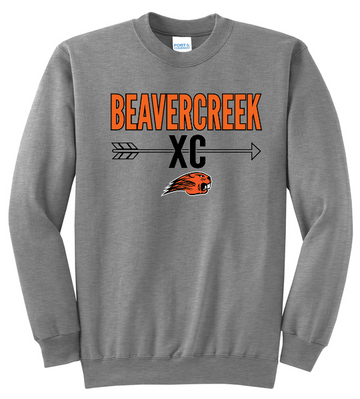 Beavercreek Cross Country 2025 Arrow Design PC78 Port & Co 50/50 Sweatshirt
