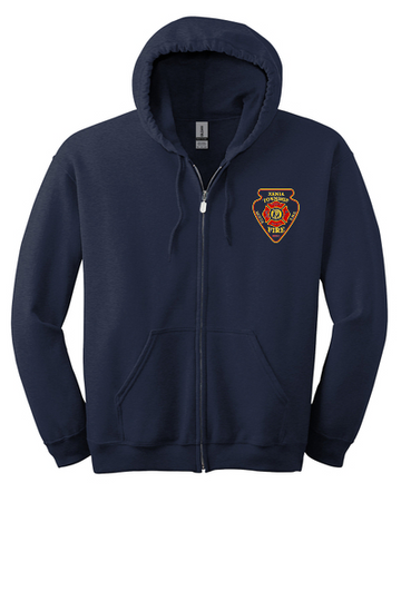 Xenia Twp Fire Department 18600 Gildan Heavy Blend Full-Zip Hooded Sweatshirt