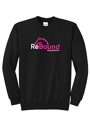Rebound Equestrian Port & Company - Core Fleece Crewneck Sweatshirt. PC78