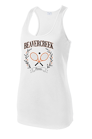 Beavercreek Tennis Sport-Tek Women's PosiCharge Competitor Racerback Tank.(A)