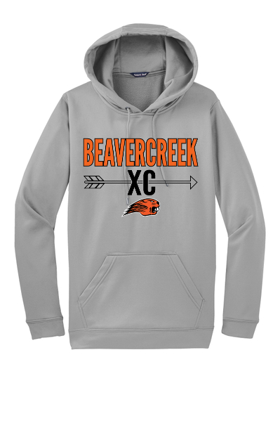 Beavercreek Cross Country 2025 Arrow Design F244 Sport-Tek Sport Wick Hoodie