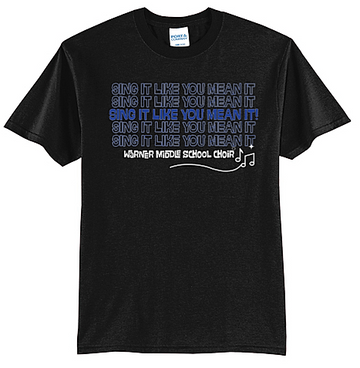 Warner MS Choir 7th Grade Port & Co 50/50 T-Shirt
