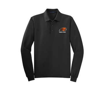 Beavercreek Track & Field Port Authority Silk Touch Long Sleeve Polo:K500LS