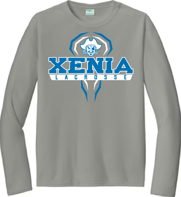 Xenia Lacrosse Port & Co ST350LS Sport-Tek Long Sleeve Competitor Tee