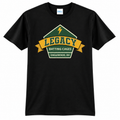 Legacy Batting Cages tshirt in Black, front logo mockup