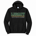 Legacy Batting Cages Classic Logo hoodie in Black, front mockup