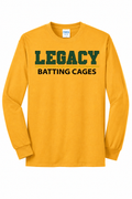 Legacy Batting Cages Classic Logo long-sleeve T-shirt in Gold