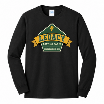 Legacy Batting Cages Diamond Logo long-sleeve T-shirt in Black