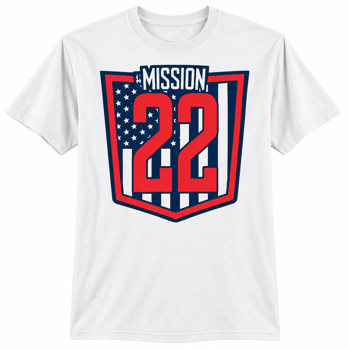 M22 Softball White PC55 T-shirt