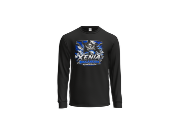 Xenia Football PC55LS Port & Company Long Sleeve Core Blend Tee.
