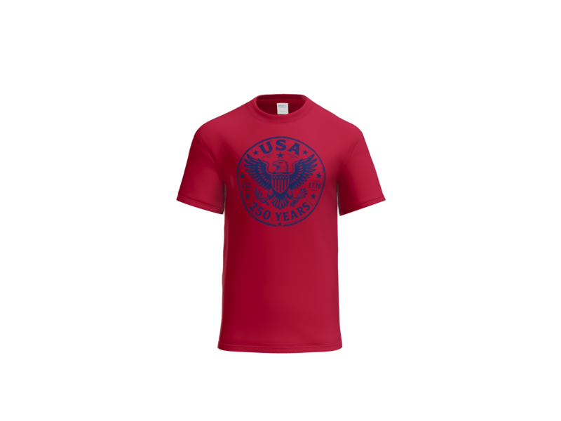 America 250 PC55 Port & Co Core Blend Tee 1