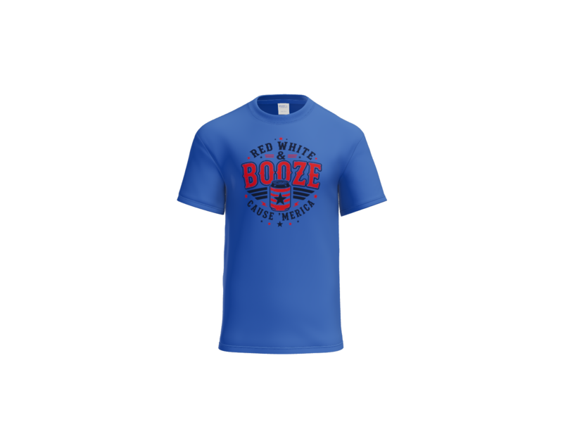 America 250 PC55 Port & Co Core Blend Tee 36