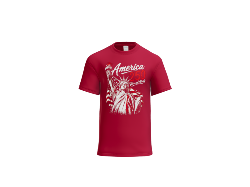 America 250 PC55 Port & Co Core Blend Tee 40