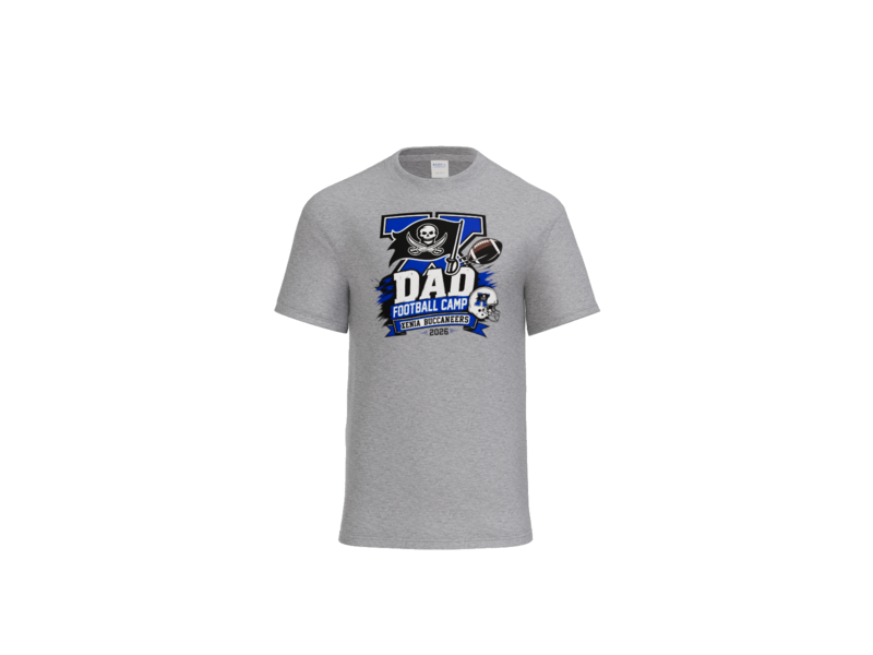 New Xenia Football PC55 Port & Co Core Blend Tee T-Shirt - Dad's Camp