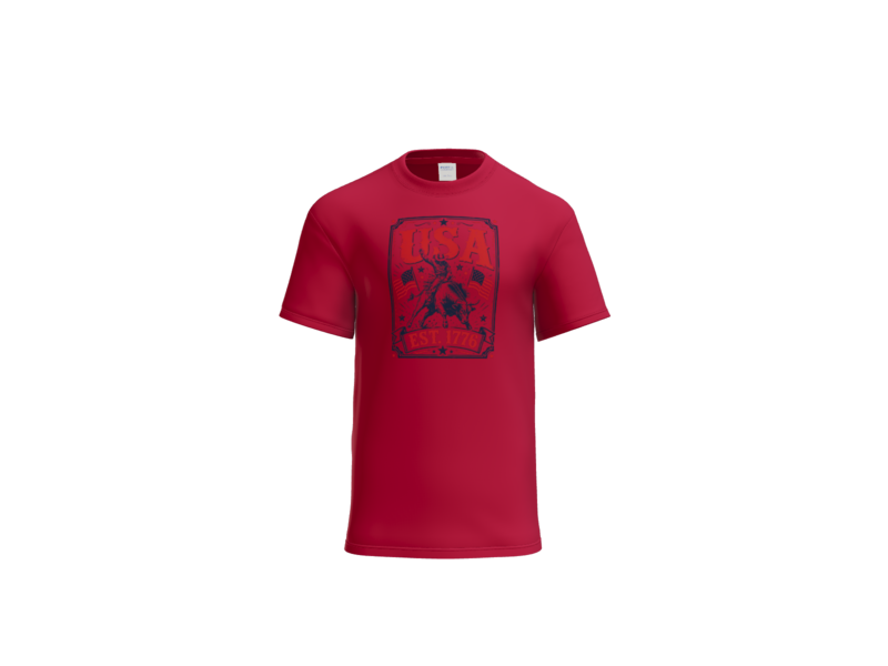 America 250 PC55 Port & Co Core Blend Tee 22