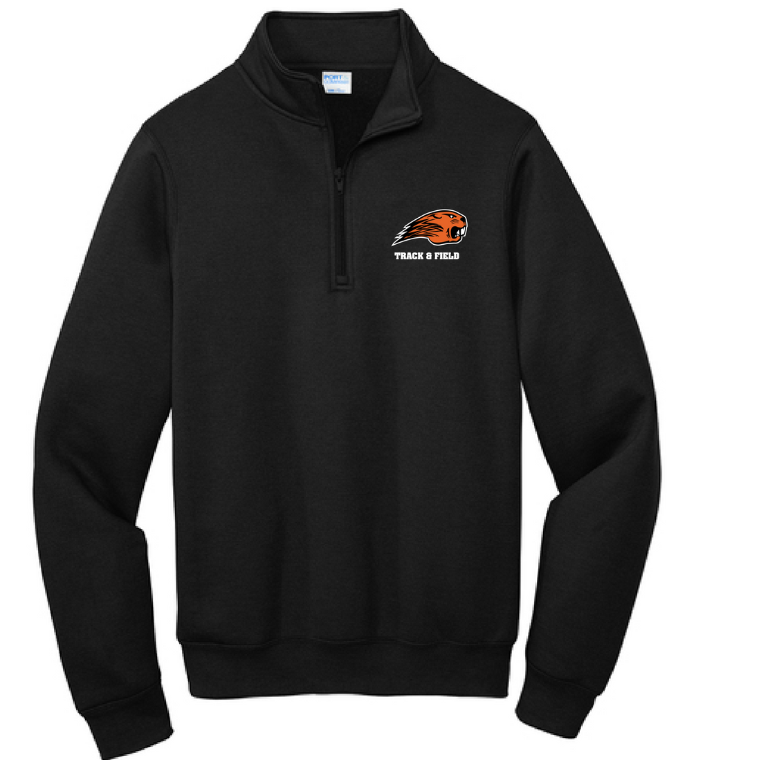 Beavercreek Track & Field Port & Co Fleece 1/4-Zip Pullover Sweatshirt:PC78Q