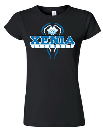 Xenia Lacrosse Design B Port & Co 64000L Ladies Apparel T-Shirt