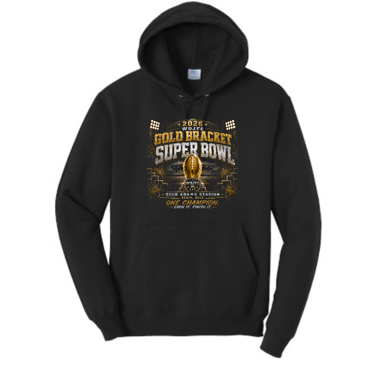 WOJFC Gold Bracket Hoodie front