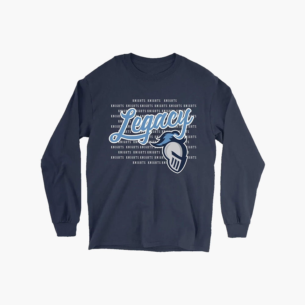 Legacy Knight Head Long Sleeve T-Shirt