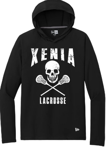Xenia Lacrosse Design B Port & Co NEA229 Long Sleeve Hoodie